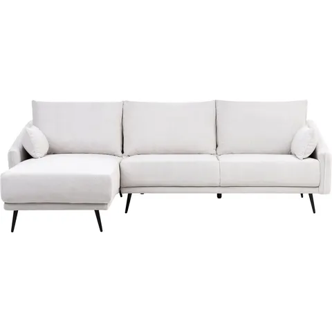 VARDE - Hoekbank - Gebroken wit - Rechtszijdig - Polyester – afbeelding 2