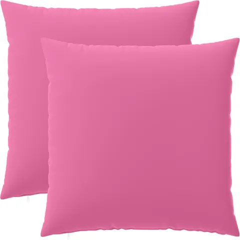 vidaXL Coussin 2 pc HEERLEN Rose 80 x 80 cm Polyester – image 2
