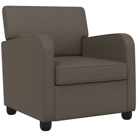 vidaXL Fauteuil Gris Simili cuir – 590781 – image 2