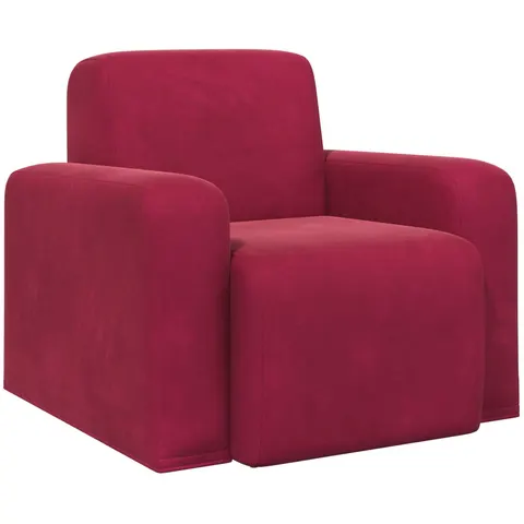 vidaXL Fauteuil Bordeaux Velours – 522973 – image 2
