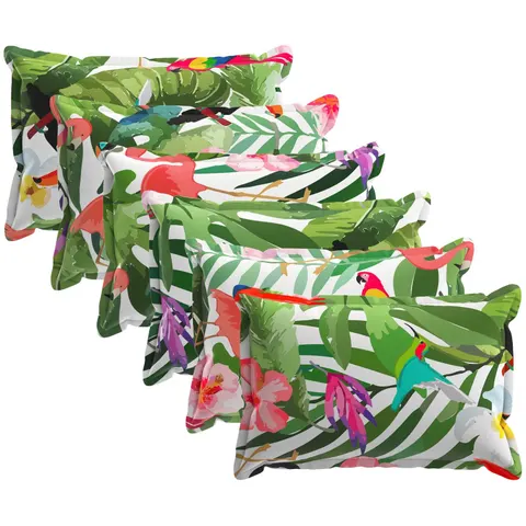 vidaXL Coussin 6 pc HOUTEN Multicolore 40 x 60 cm Polyester – image 2