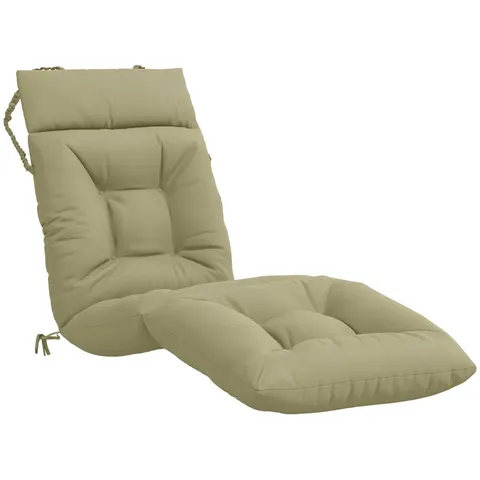 vidaXL Coussin de transat VIANEN 100 % polyester Vert clair – 507345 – image 2