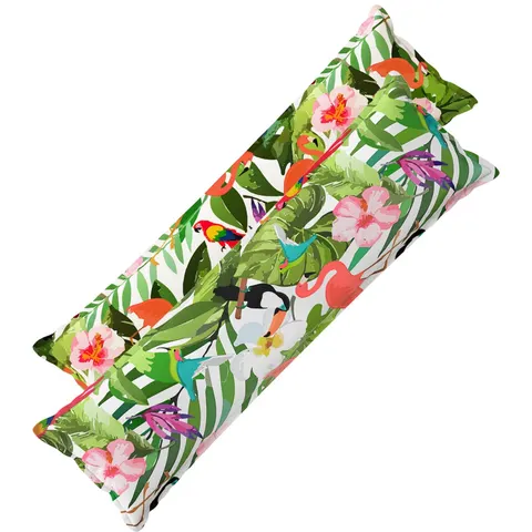 vidaXL Coussin 2 pc HOUTEN Multicolore 40 x 145 cm Polyester – image 2