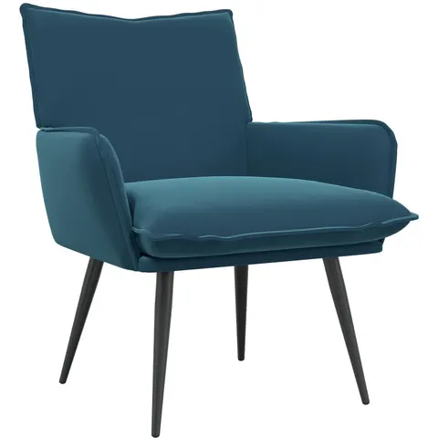 vidaXL Fauteuil Bleu Velours – 855162 – image 2