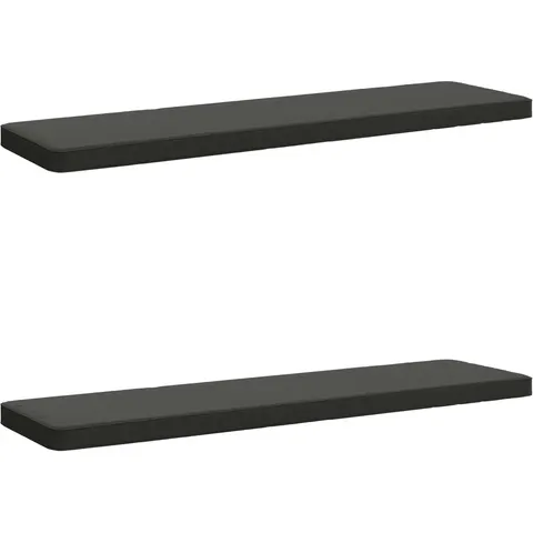 vidaXL Coussins de banc 2 pièces VUGHT 2 pc 100 % polyester Anthracite – 482680 – image 3