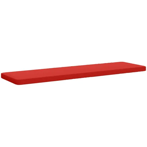 vidaXL Coussin de banc 1 pièce VUGHT 100 % polyester Rouge – 490470 – image 3