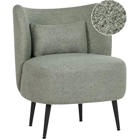 OTSBY - Fauteuil - Lichtgroen - Bouclé – afbeelding 2