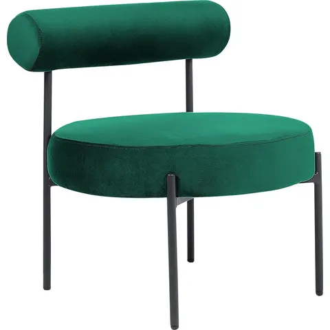 ALPHA - Fauteuil - Smaragdgroen - Fluweel – afbeelding 2