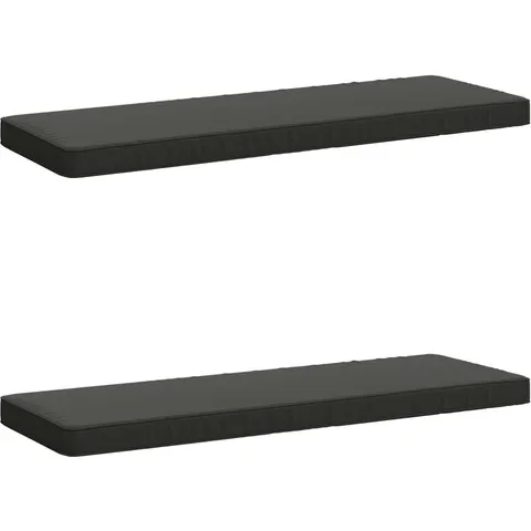 vidaXL Coussins de banc 2 pièces VUGHT 2 pc 100 % polyester Anthracite – 480945 – image 3