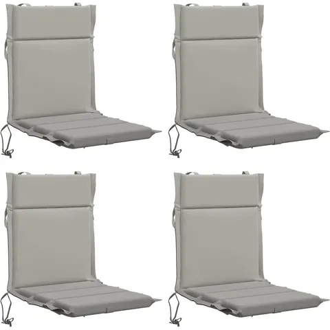 vidaXL Coussin de chaise à dossier bas GEMERT 4 pc 100 % polyester – 433422 – image 2