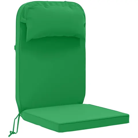 vidaXL Coussin de chaise Adirondack 100 % polyester Vert – image 3