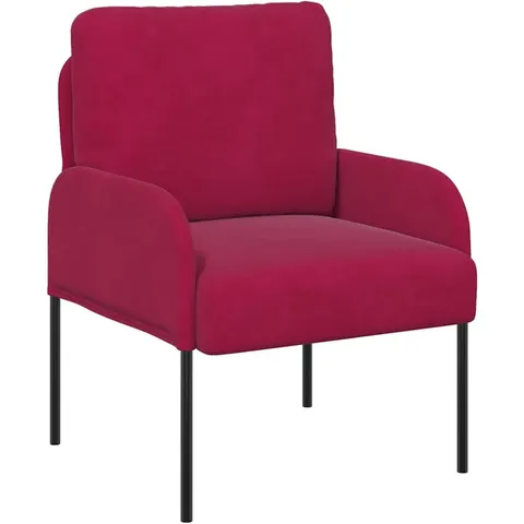 vidaXL Canapés avec coussin 55cm Bordeaux Contreplaqué – 340084 – image 2
