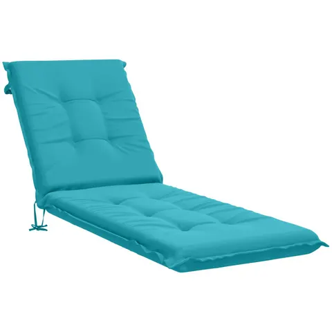 vidaXL Coussin de transat GEMERT 100 % polyester Turquoise – 442103 – image 2