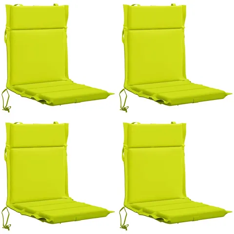 vidaXL Coussin de chaise à dossier bas GEMERT 4 pc 100 % polyester – 433279 – image 2
