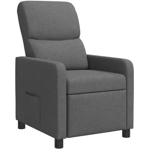 vidaXL Fauteuil inclinable Gris foncé Polyester – 235354 – image 2