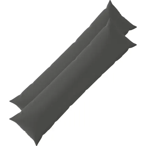 vidaXL Coussin 2 pc HEERLEN Anthracite 40 x 145 cm Polyester – image 2