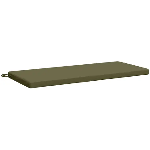 vidaXL Coussin de banc SOEST 100 % polyester Vert olive – 460978 – image 3