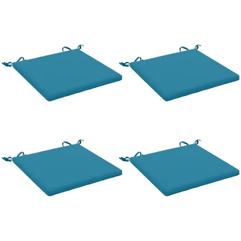 vidaXL Coussins de siège SOEST 4 pc 100 % polyester Bleu clair – 412755 – image 3