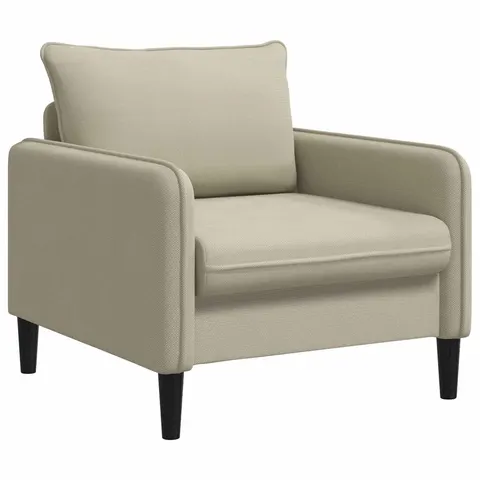 vidaXL Fauteuil XL Sable Velours – image 2