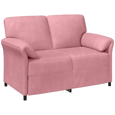 vidaXL Sofa 2 places Rose Velours – 788794 – image 2