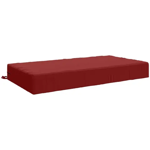 vidaXL Coussin d’assise SOEST 100 % polyester Bordeaux – 435730 – image 2