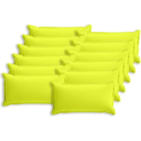 vidaXL Coussin 12 pc HOUTEN Vert vif. 40 x 80 cm Polyester – image 2
