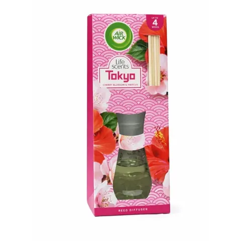 Airwick Cherry Blossom Reed Diffuser – 25ml – afbeelding 3