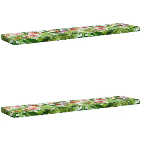 vidaXL Coussins de banc 2 pièces VUGHT 2 pc 100 % polyester – 483380 – image 2