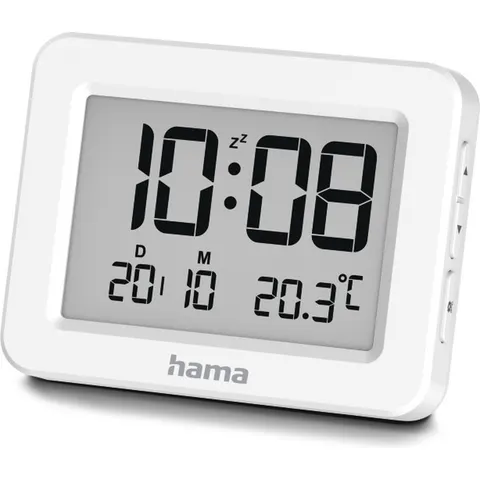 Hama wekker- Kos - Digitaal- Wit – afbeelding 2