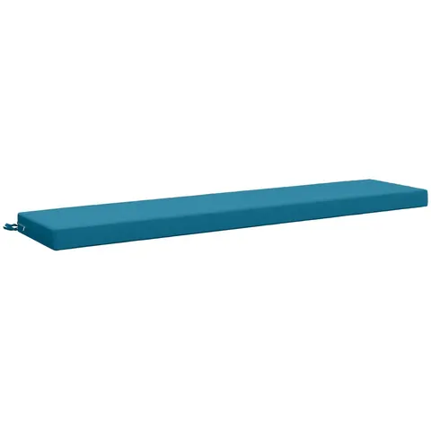 vidaXL Coussin de banc SOEST 100 % polyester Bleu clair – 469513 – image 3
