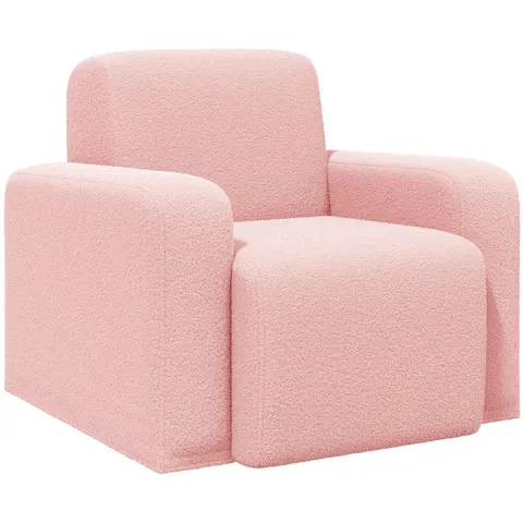 vidaXL Fauteuil Rose Bouclé – 523123 – image 2