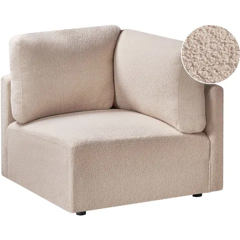 MESNALI - Hoekmodule - Beige - Bouclé – afbeelding 2