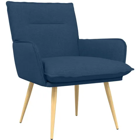 vidaXL Fauteuil Bleu Tissu – 854905 – image 2