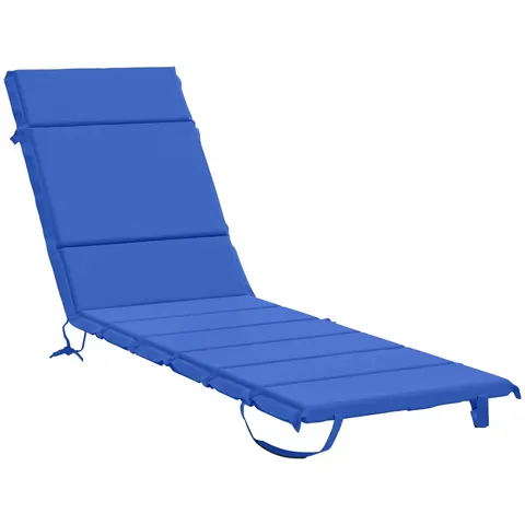 vidaXL Coussin de transat GEMERT 100 % polyester Bleu royal – 453307 – image 2