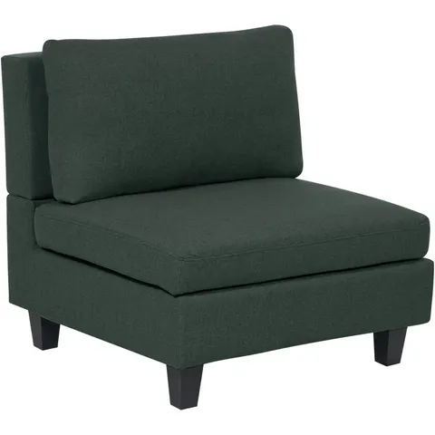UNSTAD - Fauteuil - Donkergroen - Polyester – afbeelding 2