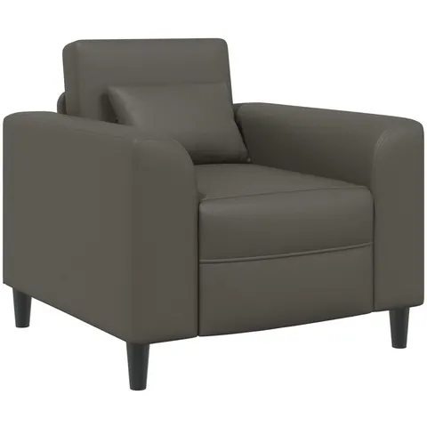 vidaXL Fauteuil Gris Simili cuir – 523314 – image 2
