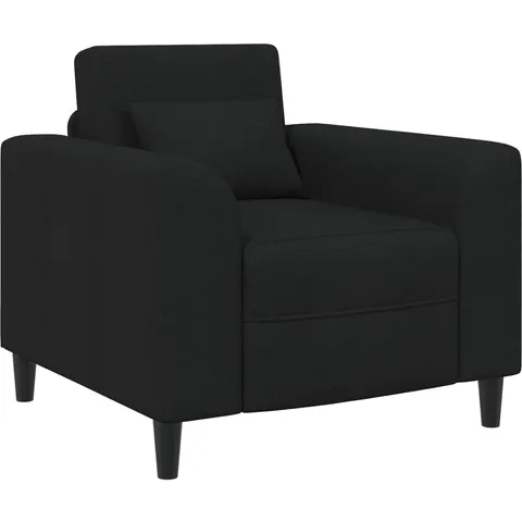 vidaXL Fauteuil Noir Tissu – 523185 – image 2