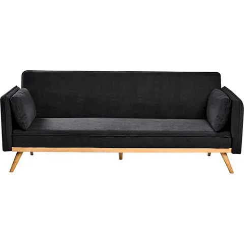 ASAA - Slaapbank - Zwart - Polyester – afbeelding 2