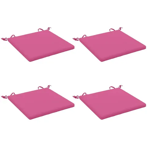 vidaXL Coussins de siège SOEST 4 pc 100 % polyester Rose – 411918 – image 3