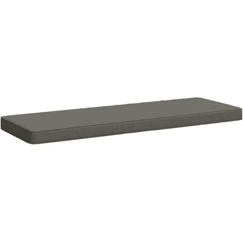 vidaXL Coussin de banc 1 pièce VUGHT 100 % polyester Gris – 480310 – image 3