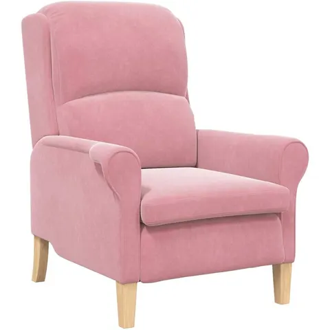 vidaXL fauteuil Rose Velours – 291066 – image 2