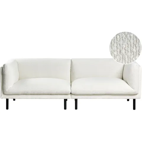 VORGOD - Driezitsbank - Off-white - Bouclé – afbeelding 2