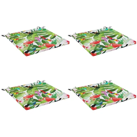 vidaXL Coussins de siège SOEST 4 pc 100 % polyester Multicolore – 418139 – image 3
