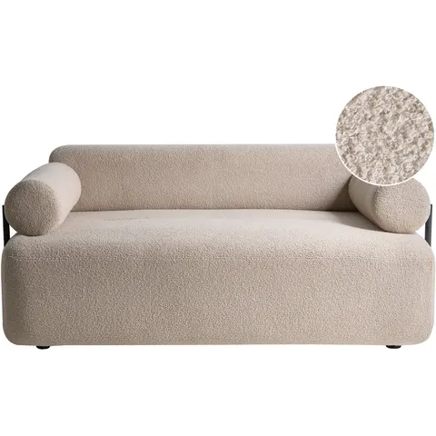 ELVA - Tweezitsbank - Beige - Bouclé – afbeelding 2