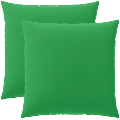 vidaXL Coussin 2 pc HEERLEN Vert 80 x 80 cm Polyester – image 2