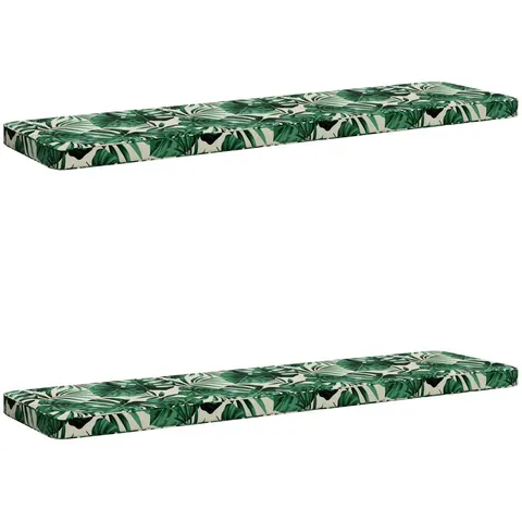 vidaXL Coussins de banc 2 pièces VUGHT 2 pc 100 % polyester – 481744 – image 2