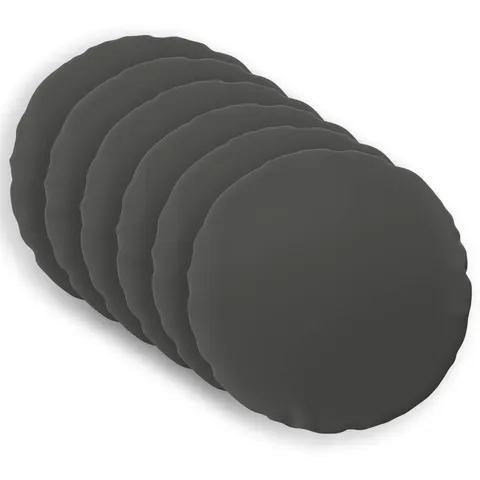 vidaXL Coussin 6 pc HEERLEN Anthracite Ø 60 cm Polyester – image 2