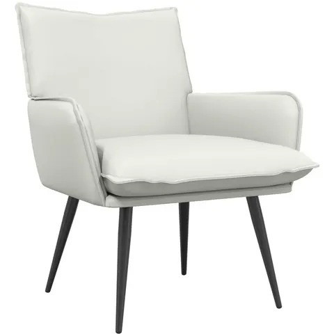 vidaXL Fauteuil Blanc Simili cuir – 855278 – image 2