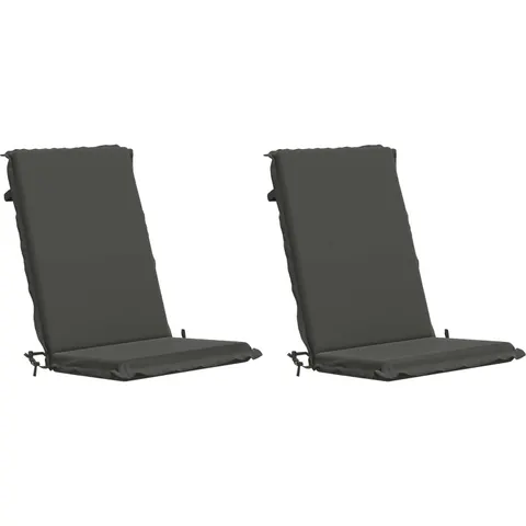 vidaXL Coussin de chaise à dossier haut GEMERT 2 pc 100 % polyester – 427407 – image 2