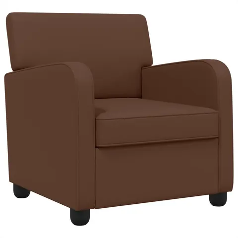 vidaXL Fauteuil Marron Simili cuir – 590774 – image 2